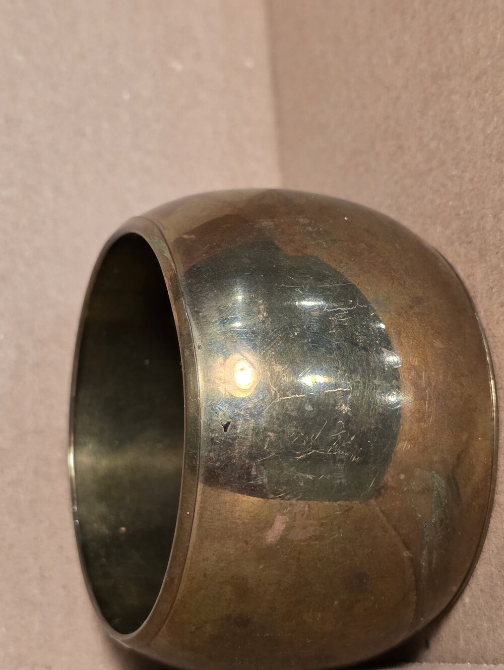 Mango Brass Gold Statement Wide Cuff Bracelet